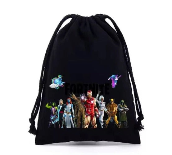 Kids Gaming Drawstring Bag – Cartoon Anime Battle Style | Boys & Girls AEX Av8Store