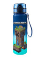 Minecraft Pixel Style Water Bottle 650ml – Leak-Proof Sports Bottle | Kids & Gaming Fans AEX Av8Store