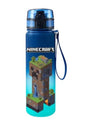 Minecraft Pixel Style Water Bottle 650ml – Leak-Proof Sports Bottle | Kids & Gaming Fans AEX Av8Store