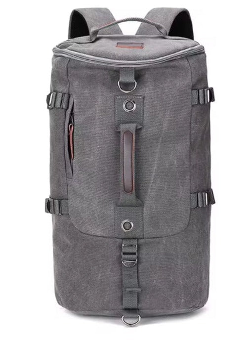 Large Canvas Hiking Backpack & Travel Duffle Bag | 32x49x28cm | Men's Outdoor Rucksack AEX Av8Store
