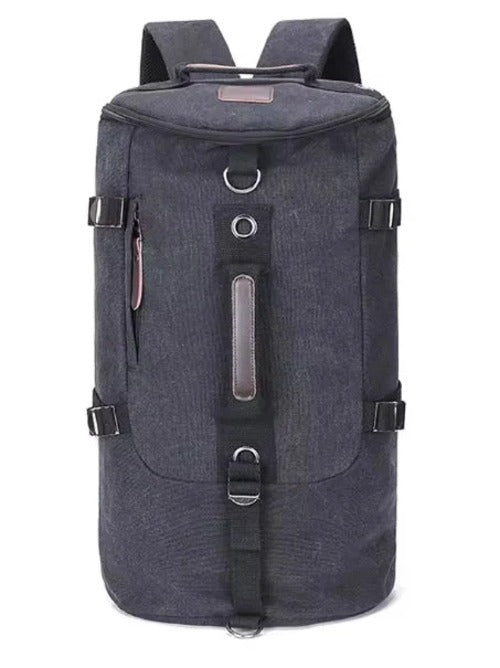 Large Canvas Hiking Backpack & Travel Duffle Bag | 32x49x28cm | Men's Outdoor Rucksack AEX Av8Store