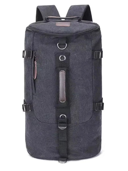 Large Canvas Hiking Backpack & Travel Duffle Bag | 32x49x28cm | Men's Outdoor Rucksack AEX Av8Store