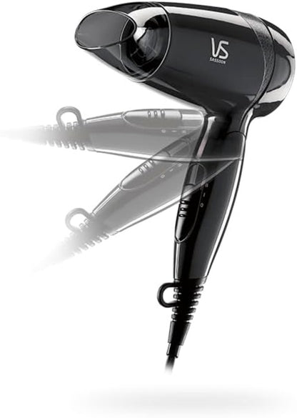 VS Sassoon MiniPRO Hair Dryer – Compact Travel Dryer with Folding Handle VS Sassoon Av8Store
