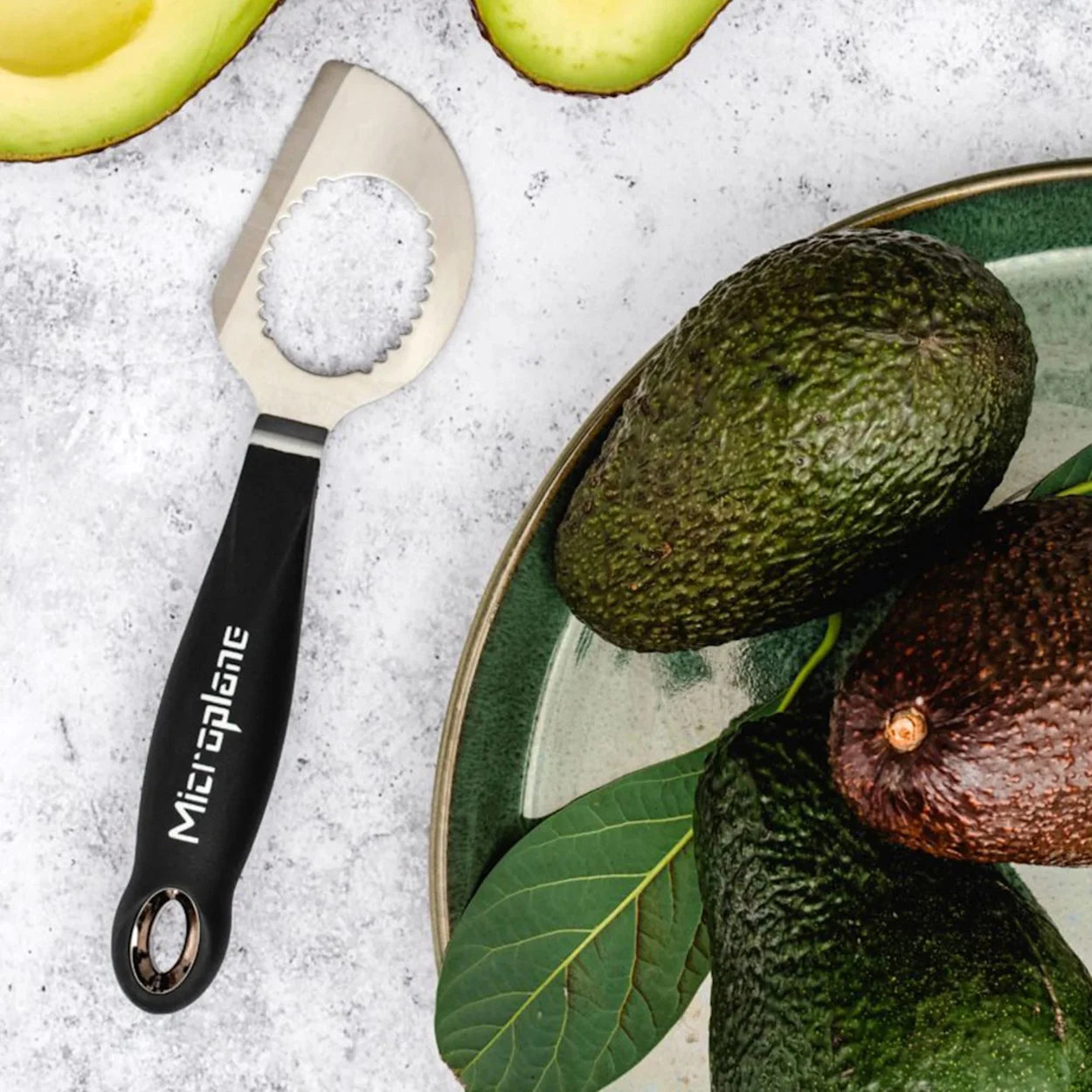 Microplane Professional 3-in-1 Avocado Tool - Slicer, Pitter & Scoop