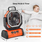 XIAOTREE rechargeable camping fan in orange colourway