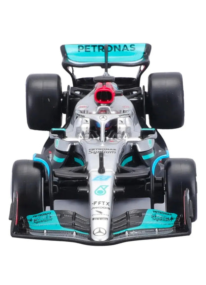 George Russell 2022 Mercedes W13 1:43 Scale Model Car – No.63 F1 Collectible with Driver Figure Av8Store