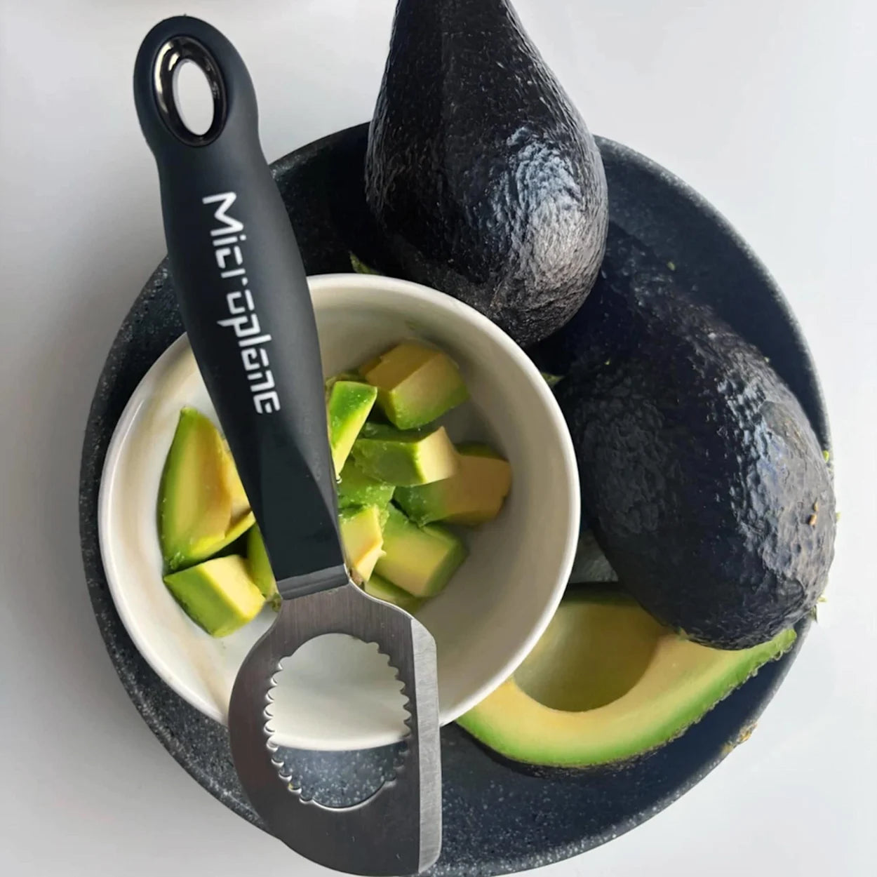 Microplane Professional 3-in-1 Avocado Tool - Slicer, Pitter & Scoop