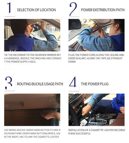 Dash cam package contents