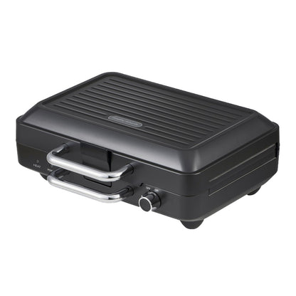 Morphy Richards Multipress Jaffle Panini Waffle Pie Maker Titanium - front view
