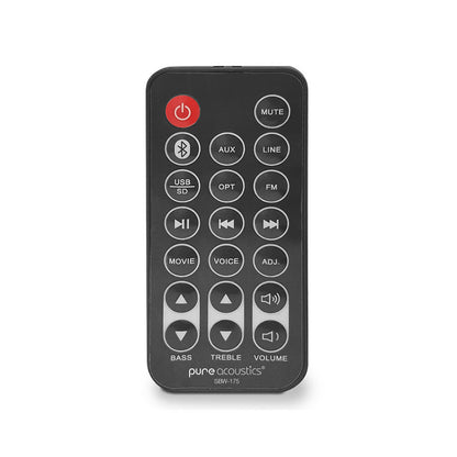 Pure Acoustics SBW-175 soundbar input panel