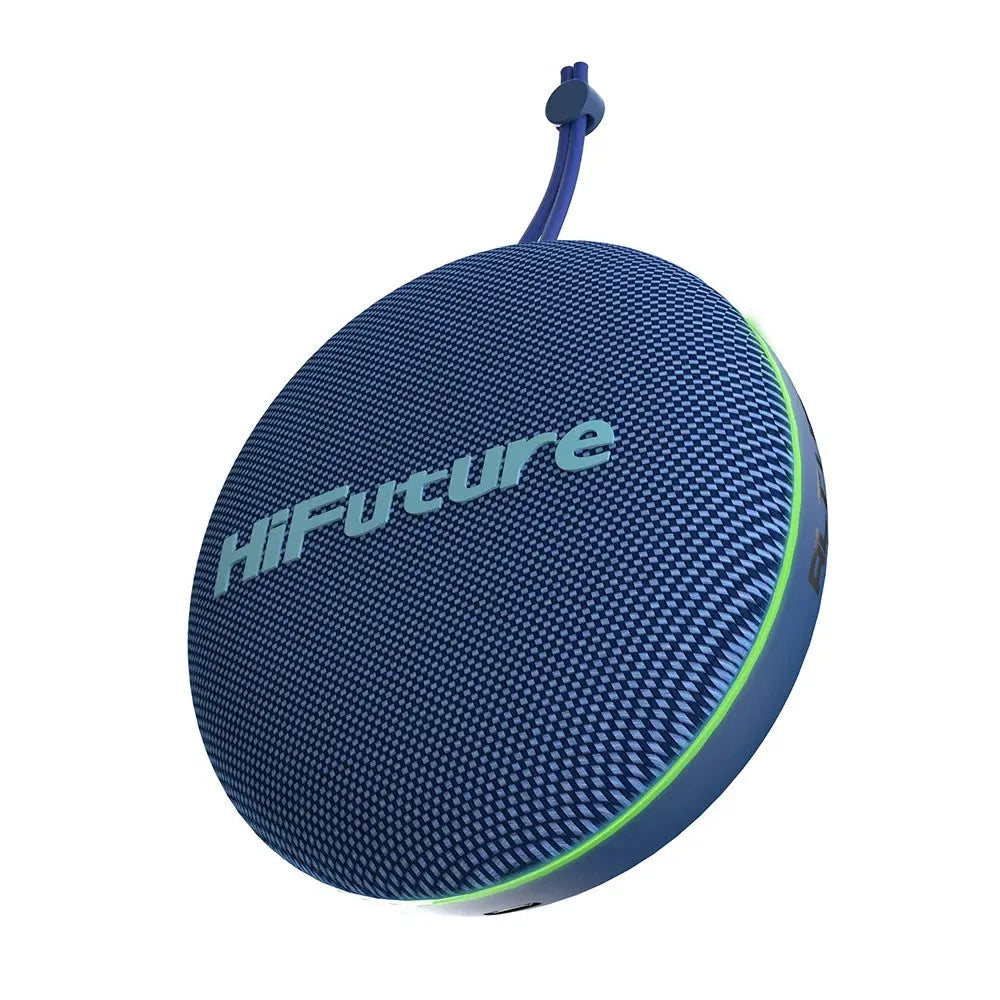 HiFuture Altus 10W Portable Wireless Bluetooth Speaker – LED Lights, Blue | 8hr Playtime KGS