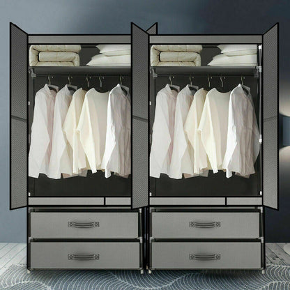 Portable wardrobe assembly
