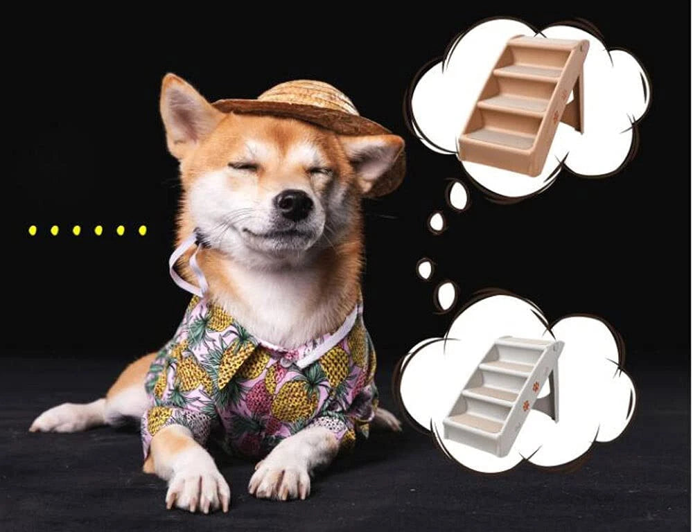 Foldable Pet Stairs & Ramp | Anti-Slip Dog Cat Steps AU