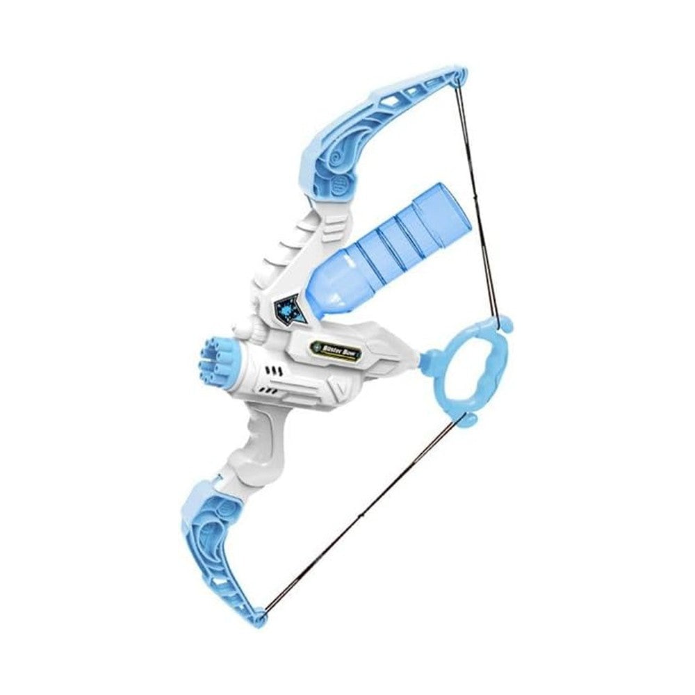 Electric bubble gun bow for kids in blue and pink