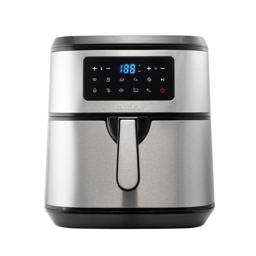 Baccarat Healthy Fry 9L Air Fryer – Stainless Steel with 10 Preset Programs RBK Av8Store