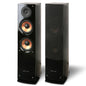 Pure Acoustics Supernova 200W Floor Standing Speaker Pair - Home Theatre Black