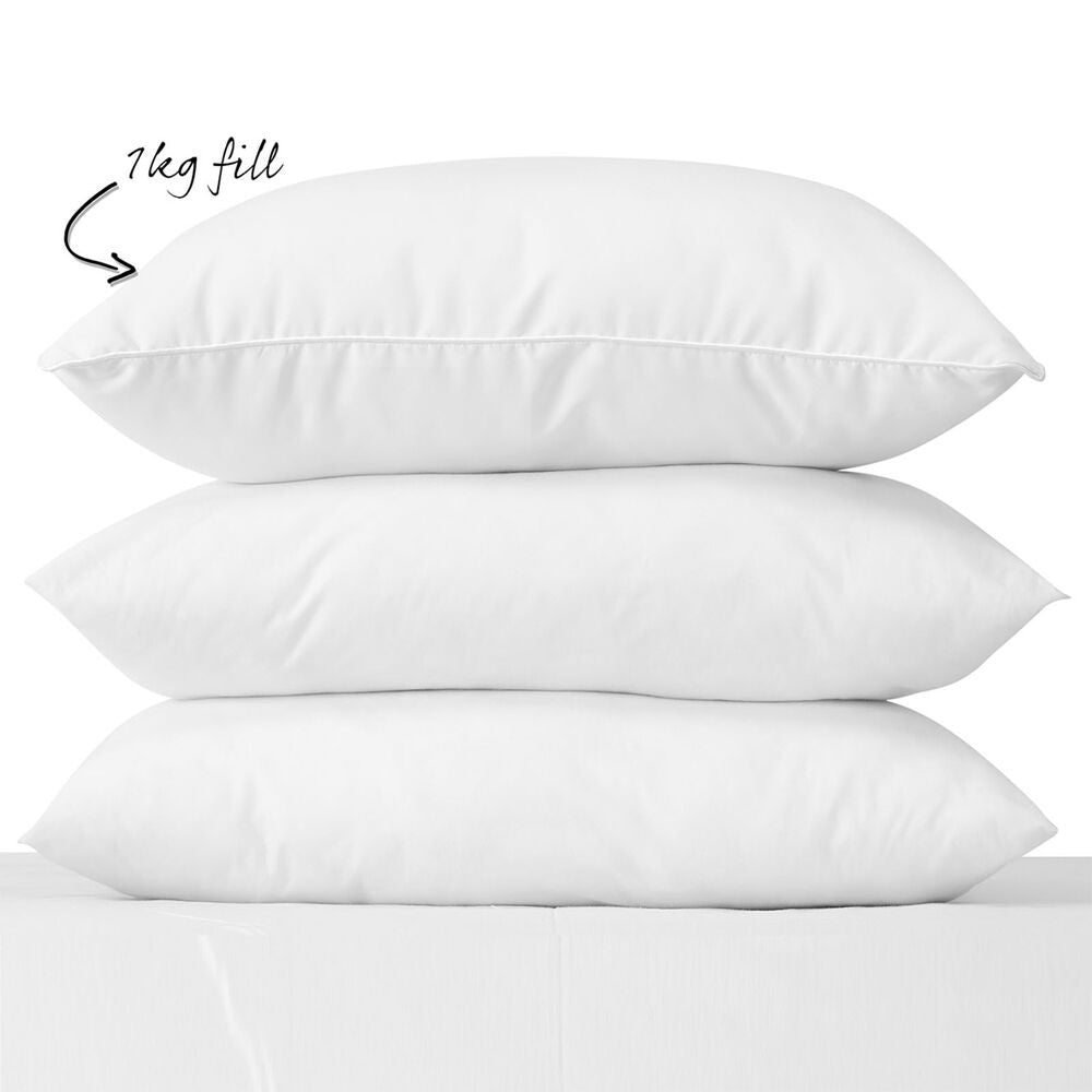 Royal Comfort feather down pillow side profile