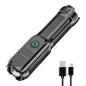 USB Rechargeable LED Tactical Torch – Waterproof Zoomable 500m Range, IPX4 for Camping, Fishing & Hiking | Av8store.com.au WOW