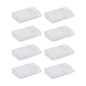 8PK Christy Cirrus Face Washer Combed Cotton 450GSM Fast Drying White Av8Store Av8Store