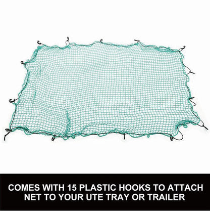 Cargo Net 2x3m Ute Trailer Truck | 15pc Hooks Included AU