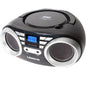 Lenoxx CD813B Portable Boombox | CD/CD-R/CD-RW Player, FM Radio & AUX Input | Black | Av8Store Australia KGS Av8Store