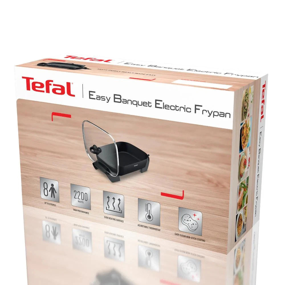 Tefal Easy Banquet 7L Electric Frypan – 2200W Non-Stick Family Frypan RBK Av8Store