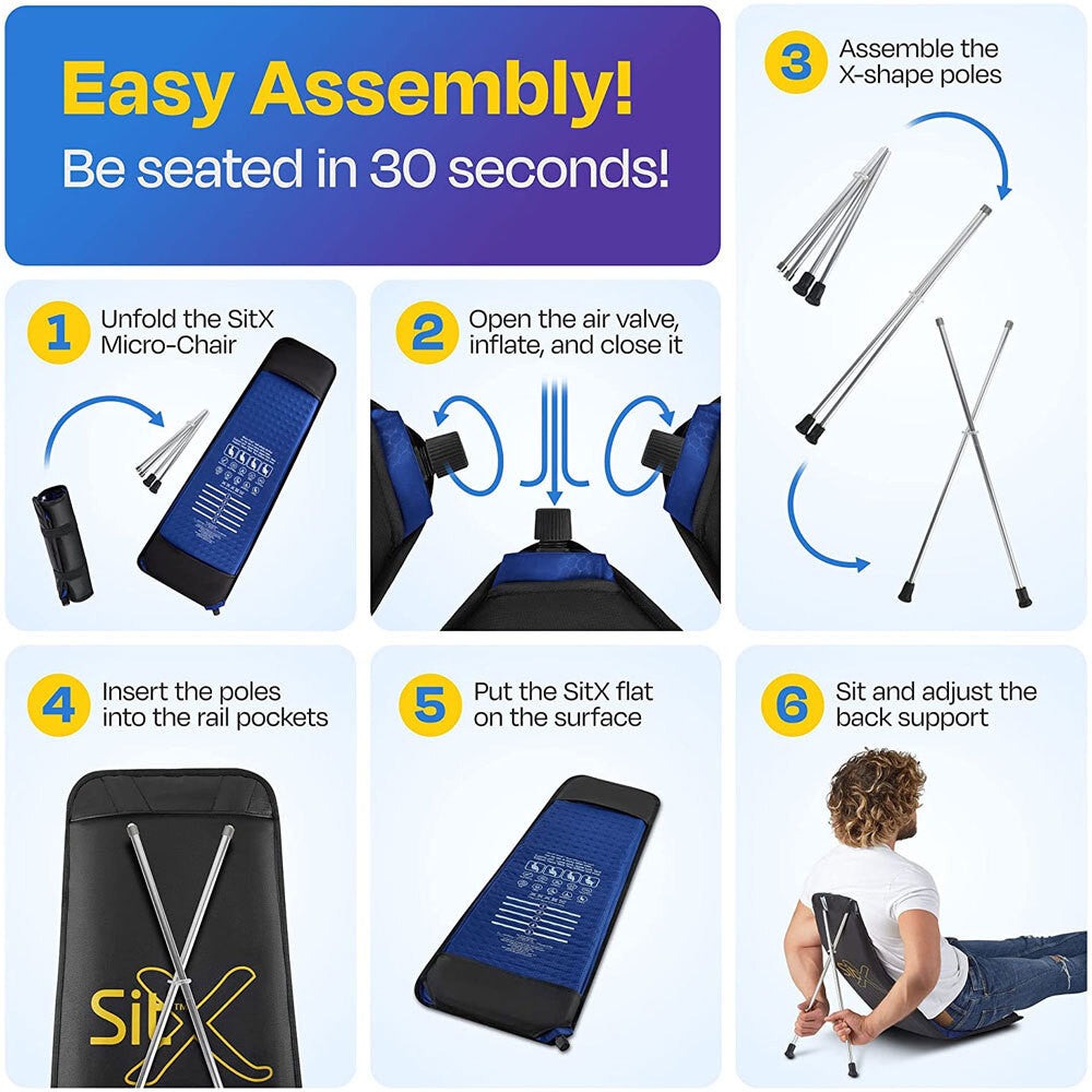 SitX AirPro inflatable chair carry pouch