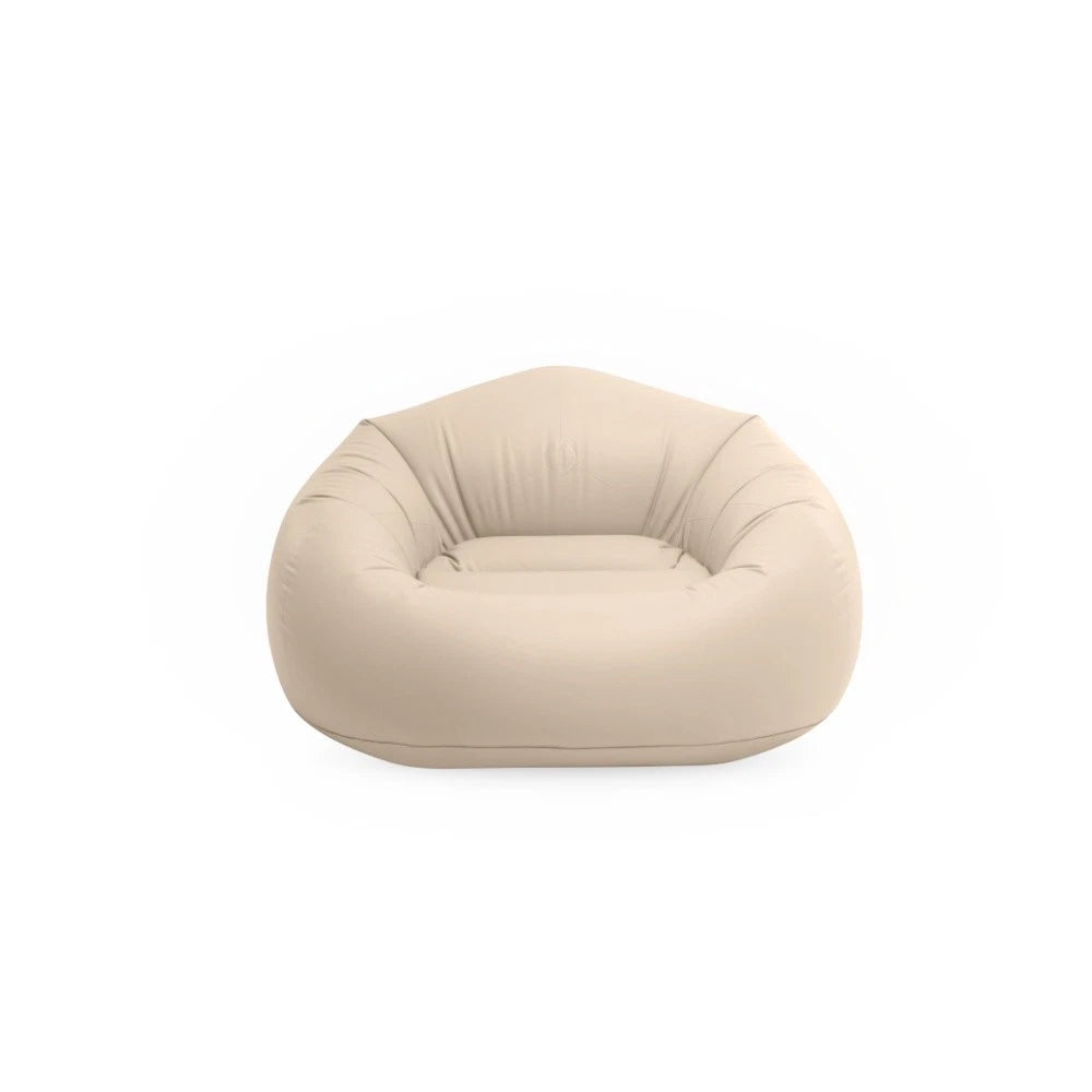 Intex Beanless Bag Inflatable Lounge Chair Beige 137x127x74cm Av8Store Av8Store