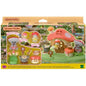 Sylvanian Families Fairy Mushroom House 17-Piece Playset with Julie the Koala Baby