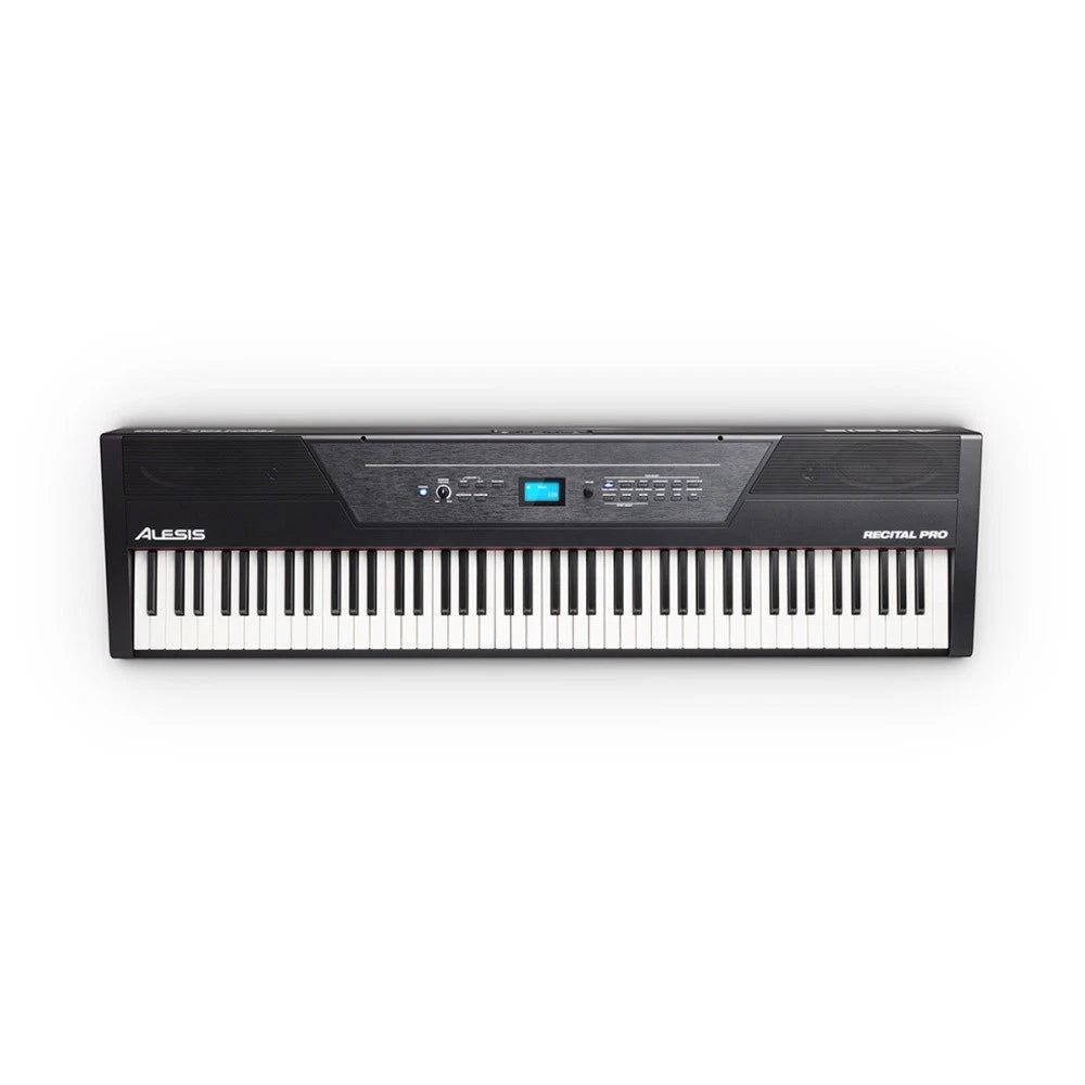 Alesis Recital Pro 88-Key Hammer Action Digital Piano – 12 Voices | Built-In Speakers