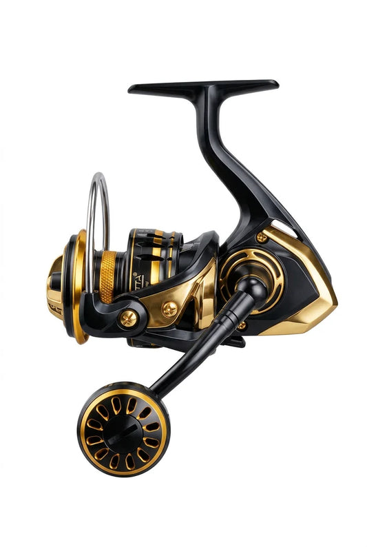 BEARKING Saltwater Spinning Reel 9+1BB | 5.2:1 | 12KG Drag | Waterproof AEX