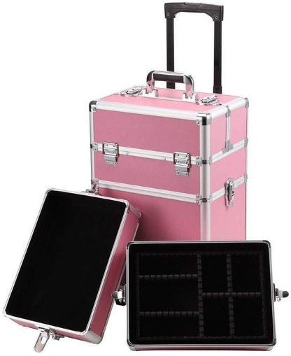 Makeup trolley velvet lined interior