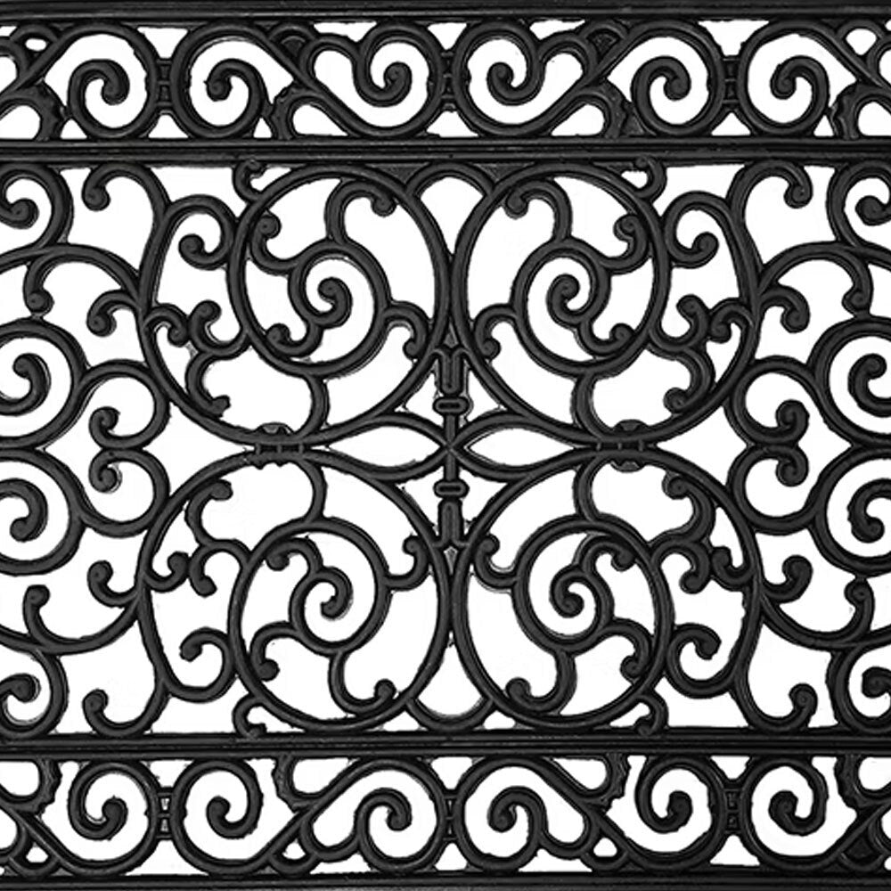 Solemate filigree doormat pattern detail