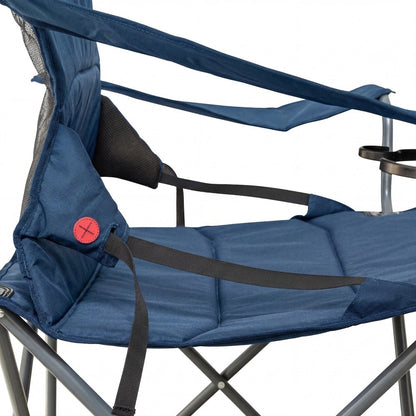 Quest Wide Back XL camping chairs dimensions diagram