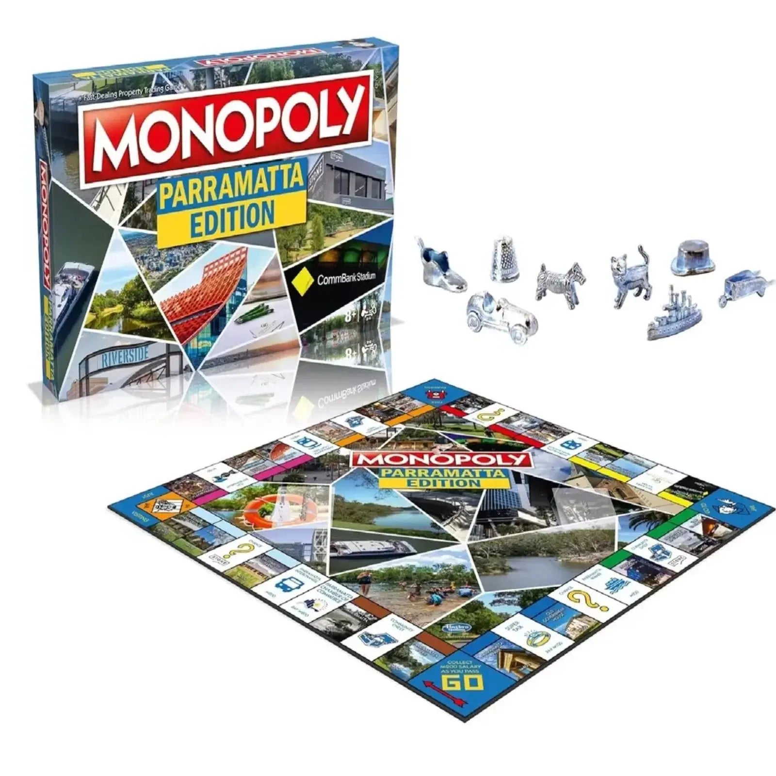 Monopoly Parramatta Edition Board Game – Australia Local Landmarks Family Game SYNS