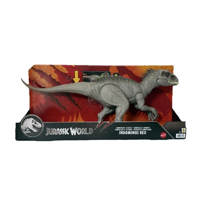 Jurassic World Camouflage N Battle Indominus Rex – Roaring, Chomp & Light‑Up Dino Toy SYNS