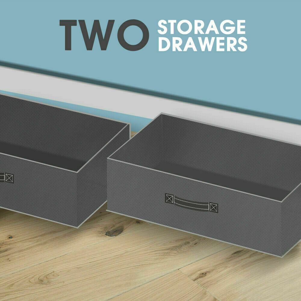 Portable wardrobe drawer detail