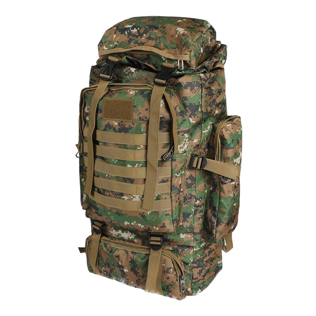 Slimbridge 80L Military Tactical Backpack | Waterproof Oxford | Hiking Camping Rucksack | Camo GPG Av8Store