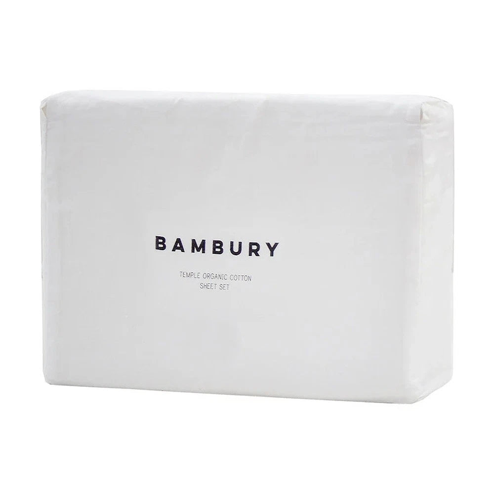 Bambury Temple Organic Cotton Sheet Set – Split King (Oeko-Tex & GOTS Certified)