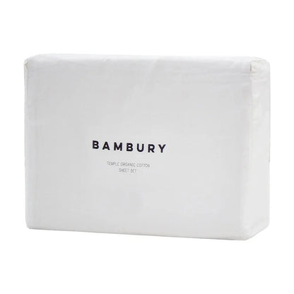 Bambury Temple Organic Cotton Sheet Set – Split King (Oeko-Tex & GOTS Certified)