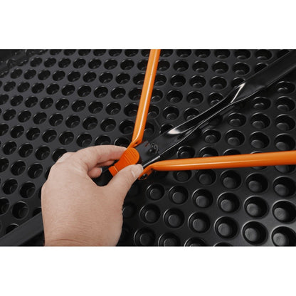 Wildtrak bi-fold camping table leg and lock detail