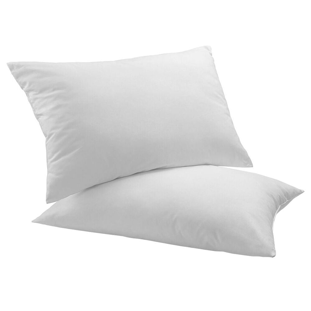 Royal Comfort duck feather and down pillows 2 pack 50x75cm