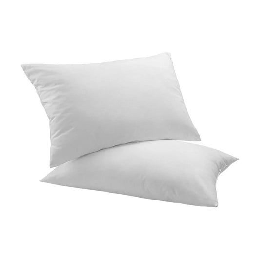 Royal Comfort duck feather and down pillows 2 pack 50x75cm