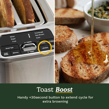 Cuisinart Smart Elite 2 Slice Digital Toaster Stainless Steel Kitchen Appliance Av8Store Av8Store