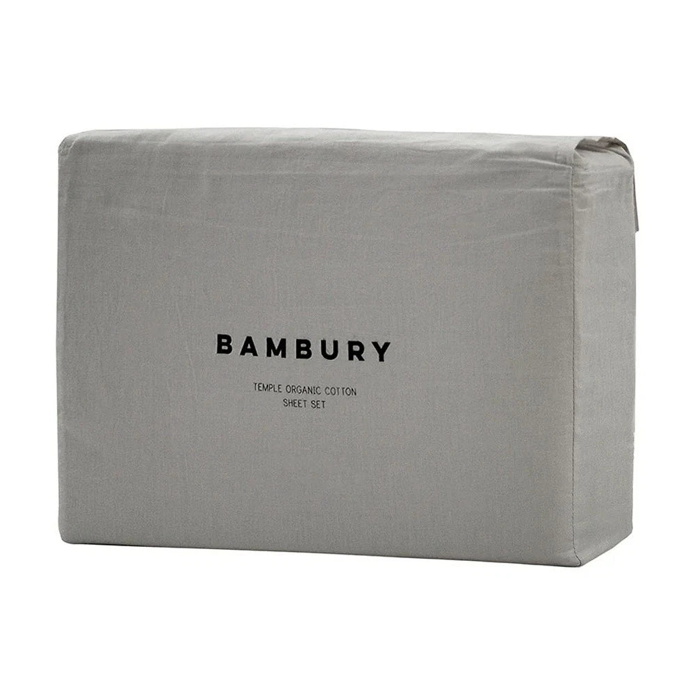 Bambury Temple Organic Cotton Sheet Set – Split King (Oeko-Tex & GOTS Certified)