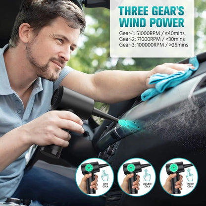 Cordless Air Duster 51000RPM | Electronics Cleaner AU