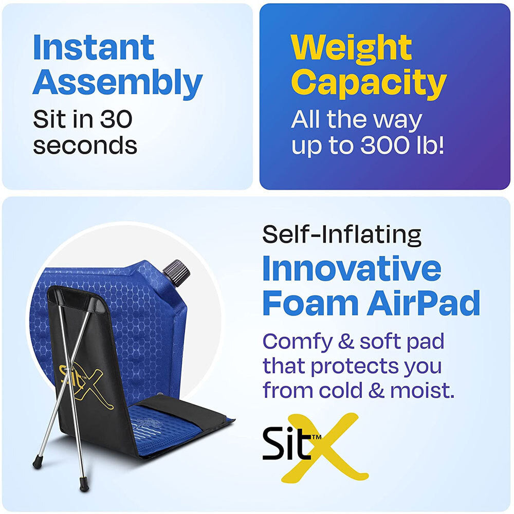 SitX AirPro inflatable chair inflation instructions