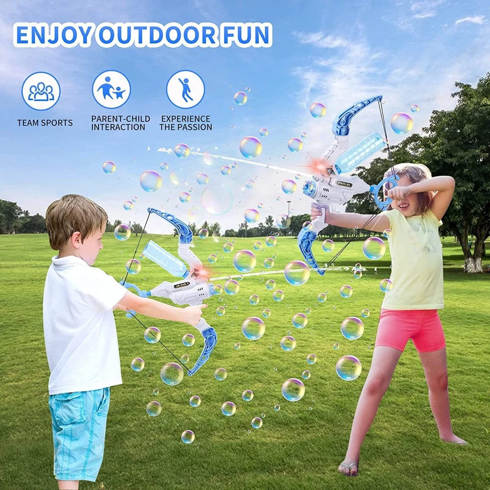 Bubble gun battery compartment