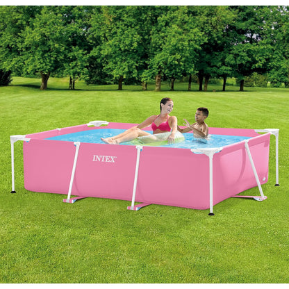 Intex frame pool steel frame detail