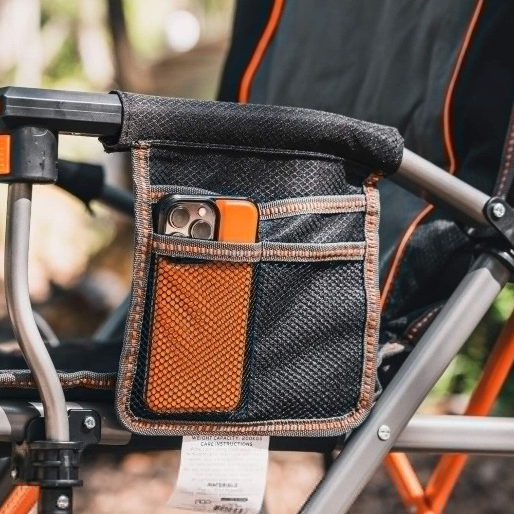 Wildtrak Cheynes Deluxe XL chair high back detail
